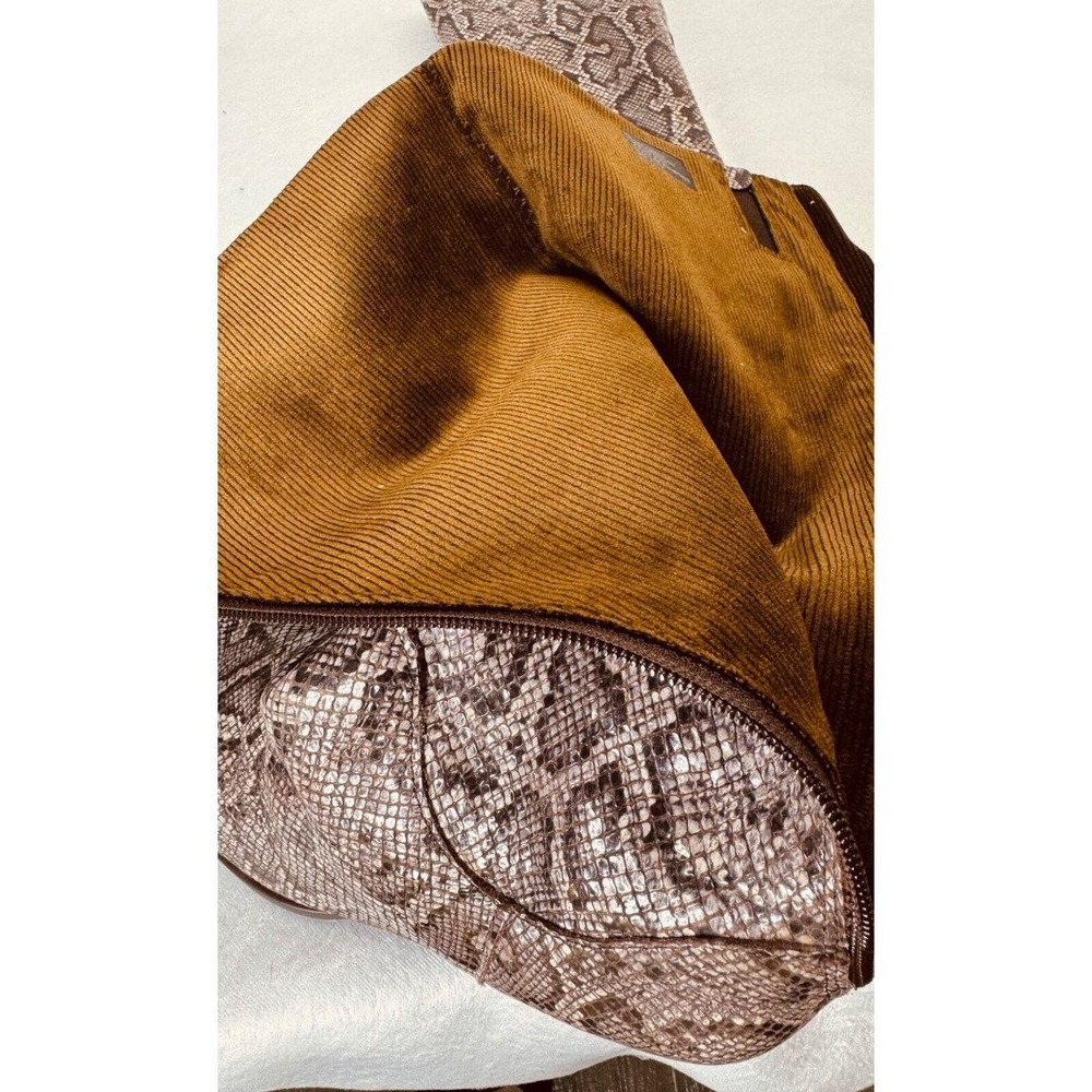 Born Womens Audrina Color: Brown Snake Print Style Boots￼ F70257 Size 7‎ Boots - Picture 10 of 10
